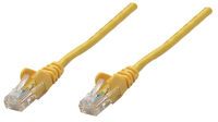 Intellinet Network Patch Cable - Cat6 - 0.25m - Yellow - Copper - S/FTP - LSOH / LSZH - PVC - RJ45 - Gold Plated Contacts - Snagless - Booted - Polybag - 0.25 m - Cat6 - S/FTP (S-STP) - RJ-45 - RJ-45 - Yellow
