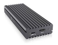 Icy Box Geh. IcyBox USB 3.1 Typ-C M.2 NVMe SATA SSD Gehäuse extern (IB-1817MC-C31)