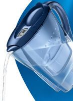Brita Starterpaket Marella blau inkl. 3 Maxtra Wasseraufbereiter und Zubehör