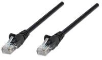 Intellinet Network Patch Cable - Cat5e - 5m - Black - CCA - U/UTP - PVC - RJ45 - Gold Plated Contacts - Snagless - Booted - Polybag - 5 m - Cat5e - U/UTP (UTP) - RJ-45 - RJ-45 - Black