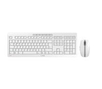 Cherry Stream Desktop - Full-size (100%) - RF Wireless - QWERTZ - White - Mouse included