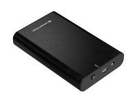 Conceptronic DANTE02B 2,5/3,5-Zoll-Festplattenbox USB Netzwerk -Karten-