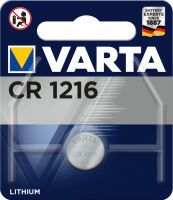 Varta KNOPFZELLE LITHIUM 3V   CR1216 (6216101401)