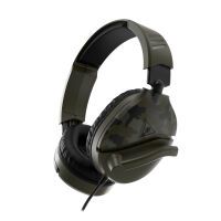 Turtle Beach Recon 70 Gaming Headset for Xbox - PS5 ,PS4 - Switch - PC - Camo Green - Headset - Head-band - Gaming - Black - Green - Binaural - Button