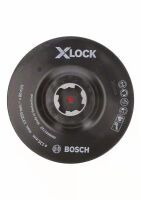 Bosch X-LOCK Kletttel. 125 mm Hook and Loop Schleifteller
