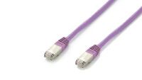 Equip Cat.6A Platinum S/FTP Patch Cable - 20m  - Purple - 20 m - Cat6a - S/FTP (S-STP) - RJ-45 - RJ-45 - Purple