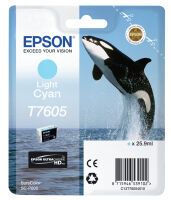 Epson Tintenpatrone light cyan T 7605 Druckerpatronen
