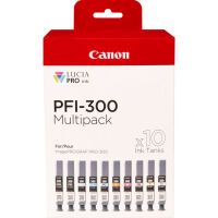 Canon PFI-300 Multipack MBK/PBK/C/M/Y/PC/PM/R/GY/CO Druckerpatronen