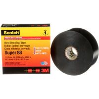 3M SUPER88-38X33 Isolierband Scotch Schwarz L x B 33 m 38 mm 1 Rolle n