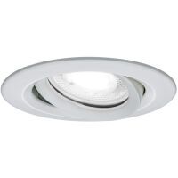 PAULMANN LED-Deckeneinbaustrahler Nova Plus sb 6W 4000K GU10 ws matt