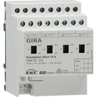 GIRA 100400 Schaltaktor 4-fach 16A KNX/EIB REG