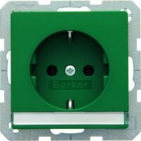 Berker Q.1 SSD MIT SCHRIFTLEISTE, (47506003)