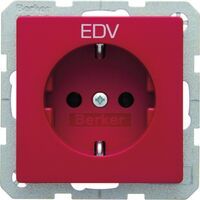 Berker Q.1 SSD MIT AUFDRUCK EDV, (47436022)