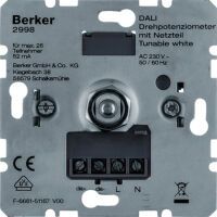 Berker DALI DREHPOTENTIOMETER (2998 MIT SPANNUNGSV.)