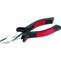 Cimco 10 0526 - Diagonal-cutting pliers - Shock resistant - PU plastic,Steel - Plastic - Black/Red - 16 cm