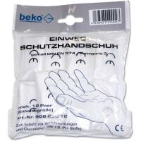 BEKO Einwegschutzhandschuhe nach DINEN374/Kat.3 im 12er Pack