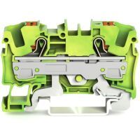 WAGO 2-Leiter- 2206-1207Schutzleiterklemme m.Druecker 6qmm