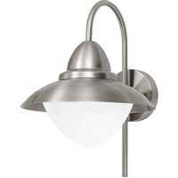 Eglo WANDLEUCHTE/1 E27 EDELSTAHL (83966 SIDNEY  26O616)