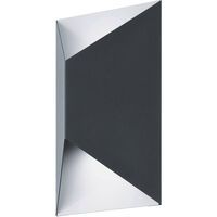 Eglo WANDLEUCH. LED 2X2,5W 360LM WW (PREDAZZO IP44 ANTHR.)