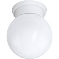 Eglo Leuchten Deckenleuchte 1 E27 weiss KUGEL DURELO