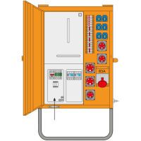 PCE Baustromverteiler 50A TIWAG (090100034A    M-AVEV)