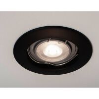 Molto Luce Deckeneinbaustrahler sw QPAR 16 50W GU10 starr aus Aluminium