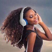 Nedis On-Ear-Kopfhörer mit Kabel / 3.5 mm / Kabellänge: 1.20 m / 82 dB / Blau
