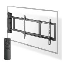 Nedis Motorised TV Wall Mount / 32 - 75 " / Maximum supported screen weight: 50 kg / Rotatable / Minimum wall distance: 56 mm / Remote controlled / ABS / Steel / Black