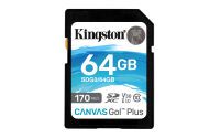 SD Card  64GB Kingston SDXC Canvas Go Plus C10 retail (SDG3/64GB)