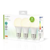Nedis LED-LAMPE E27 A60 8,5W 806LM (LBE27A602P3 3ER-PKG.)