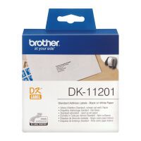Brother Adress-Etiketten weiß 29 x 90 mm 400 St.      DK-11201 Etiketten