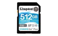SD Card 512GB Kingston SDXC Canvas Go Plus C10 retail (SDG3/512GB)