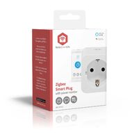 Nedis SmartLife Smart Stecker / IP21 / Leistungsmesser / 3680 W / Hybrid (CEE 7/7) / 0 - 55 °C / Android™ / IOS / Weiss / 1 Stück