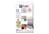 STAEDTLER Modelliermasse 'Fimo effect' Boho 12er Kartonetui