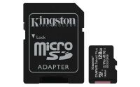 SD MicroSD Card 128GB Kingston SDXC Canvas+ (Class10) m.Adap retail (SDCS2/128GB)