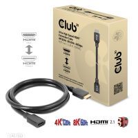 Club 3D Club3D HDMI-Kabel 2.1 UHD-Verlängerungskabel 1 Meter St/Bu retail (CAC-1322)