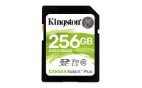 SD Card 256GB Kingston SDXC Canvas+ (Class10) V30 retail (SDS2/256GB)