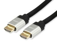 Equip 119382 - 3 m - HDMI Type A (Standard) - HDMI Type A (Standard) - 48 Gbit/s - Audio Return Channel (ARC) - Black,Silver