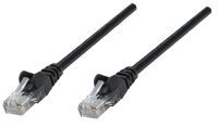 Intellinet Network Patch Cable - Cat6 - 1.5m - Black - Copper - S/FTP - LSOH / LSZH - PVC - RJ45 - Gold Plated Contacts - Snagless - Booted - Polybag - 1.5 m - Cat6 - S/FTP (S-STP) - RJ-45 - RJ-45 - Black