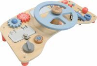 VEDES Großhandel GmbH - Ware SpielMaus Holz Activity Holz-Lenkrad 23x45x13 cm
