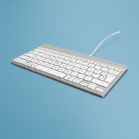 R-GO Tools R-Go Tastatur Compact Break IT-Layout Kabel            weiß (RGOCOITWDWH)