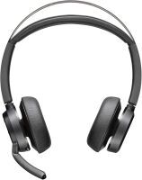 Poly Voyager Focus 2-M USB-C mit Ladestation on-ear Mobile Phone-Headsets