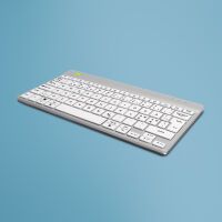 R-GO Tools R-Go Tastatur Compact Break ND-Layout Bluetooth        weiß (RGOCONDWLWH)