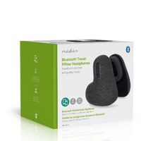 Nedis Drahtlose Over-Ear-Kopfhörer / Reisekissen / Batterie 1 Betriebszeit Standardnutzung: 660 min / Eingebautes Mikro / Drücken Sie Strg / Stimmkontrolle / Lautstärke-Regler / Anthrazit