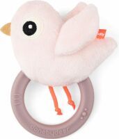 Done By Deer A/S Rassel mit Beißring Birdee Rosa