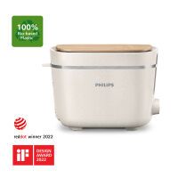 Philips HD 2640/10 100% biobasierter Kunststoff Toaster