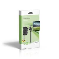 Nedis SCART-Schaltbox / SCART Stecker / 3x SCART Buchse / Vernickelt / Maximale Auflösung: 800x480 / 0.50 m / Rund / PVC / Schwarz / Box