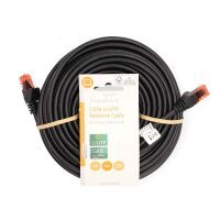 Nedis CAT6-Netzwerkkabel / RJ45 Stecker / RJ45 Stecker / U/UTP / 15.0 m / Rund / PVC / Schwarz / Label