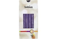 Multipack BOLSIUS Spitzkerze 24,5x2,4cm violet - 12 Stück