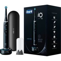 B-Ware Oral-B iO 10 iO10 Elektrische Zahnbürste/Electric Toothbrush mit iOSense, Magnet-Technologie, 7 Putzmodi für Zahnpflege, 3D-Analyse, Farbdisplay & Lade-Reiseetui, Designed by Braun, cosmic black